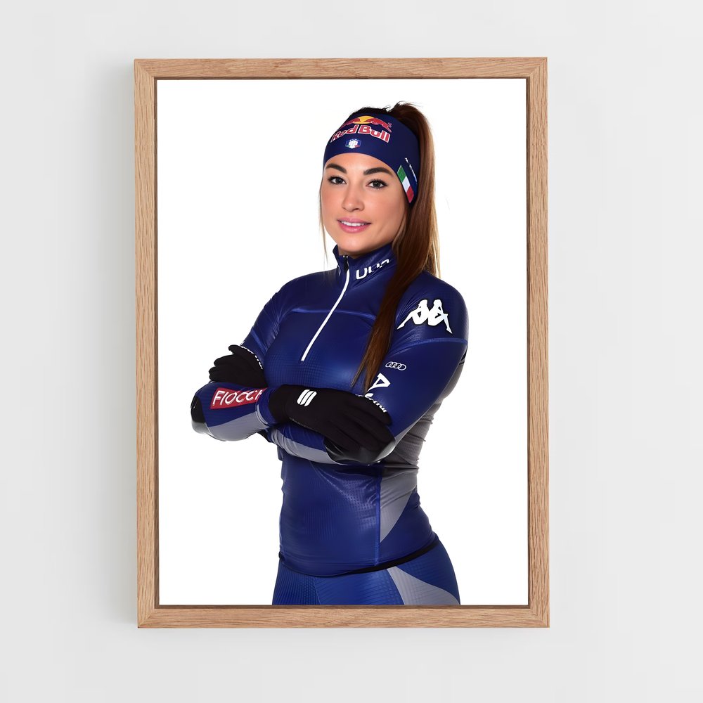 Poster Dorothea de wierer – affiche Biathlon (vue 4)
